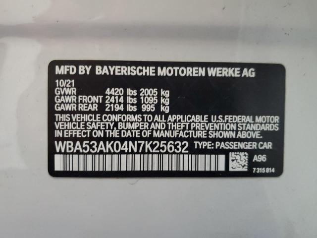 VIN WBA53AK04N7K25632 2022 BMW 2 Series, 228I no.12