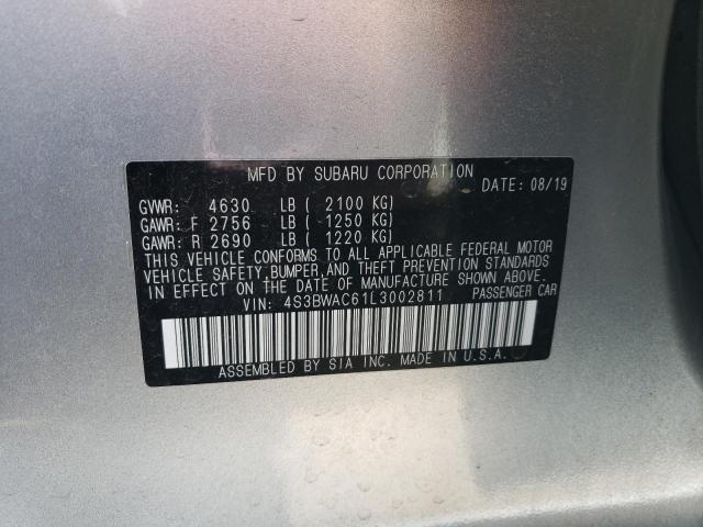 4S3BWAC61L3002811 Subaru Legacy Premium