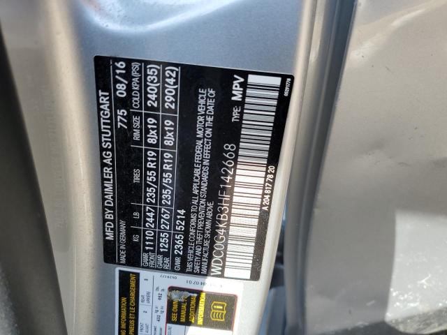 WDC0G4KB3HF142668 Mercedes-Benz Glc 300 4matic
