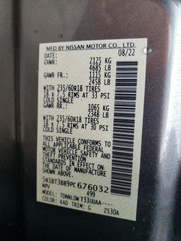 2023 NISSAN ROGUE SV - 5N1BT3BB9PC676032