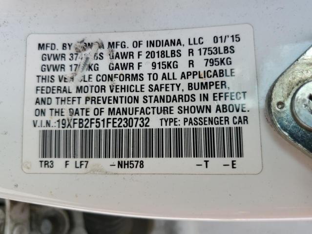 19XFB2F51FE230732 Honda Civic Lx