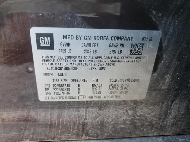 2016 BUICK ENCORE CON - KL4CJFSB1GB660309