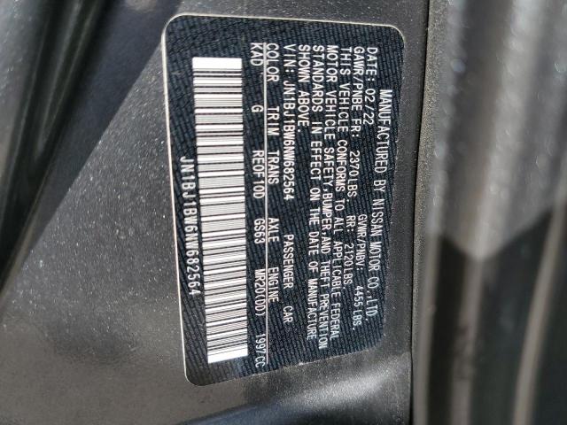 JN1BJ1BW6NW682564 Nissan Rogue Sport Sv