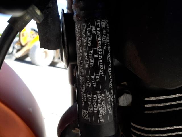 2013 VICTORY MOTORCYCLES JUDGE 5VPMB36N3D3010351