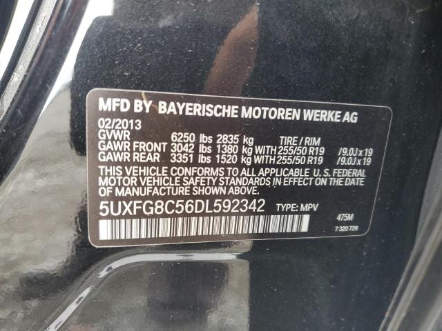 VIN 5UXFG8C56DL592342 2013 BMW X6, Xdrive50I no.12