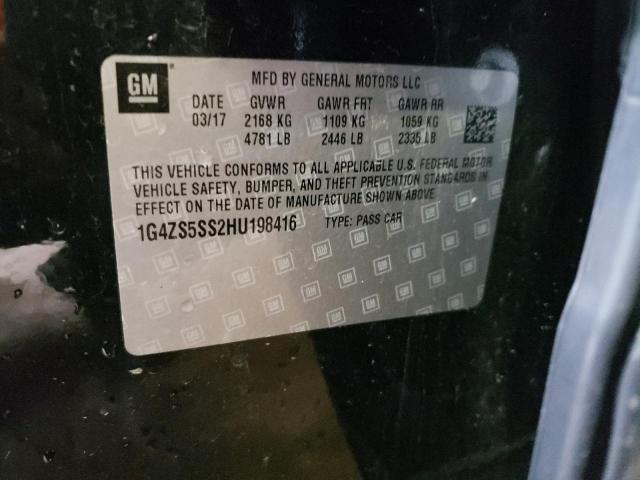 1G4ZS5SS2HU198416 Buick Lacrosse Premium