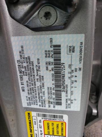 VIN 3FA6P0HD9KR172579 2019 FORD FUSION no.13