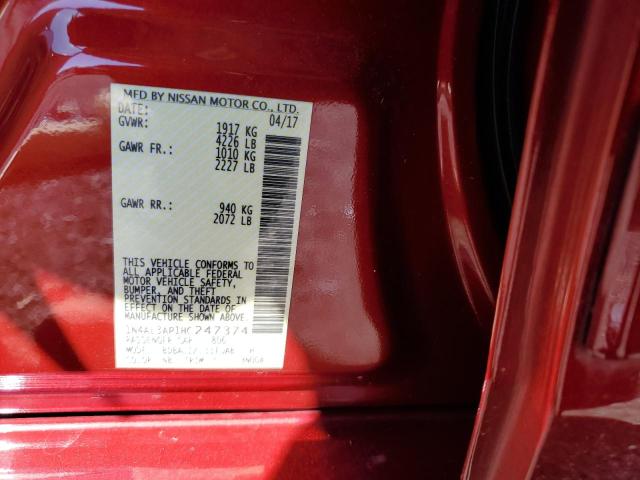 1N4AL3AP1HC247374 Nissan ALTIMA 2.5