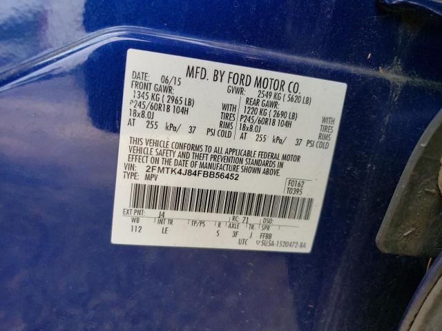 2FMTK4J84FBB56452 Ford EDGE SEL