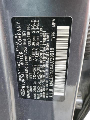 2018 HYUNDAI TUCSON SPO - KM8J3CAL0JU729918