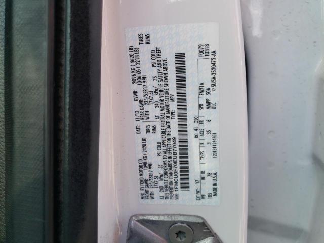 1FMCU0F70EUB77049 Ford ESCAPE S