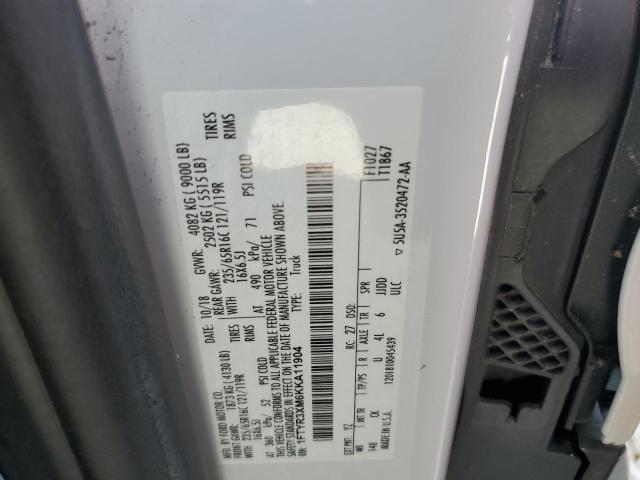 1FTYR3XM6KKA11904 Ford Transit T-250
