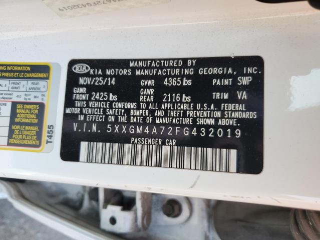 5XXGM4A72FG432019 KIA Optima Lx
