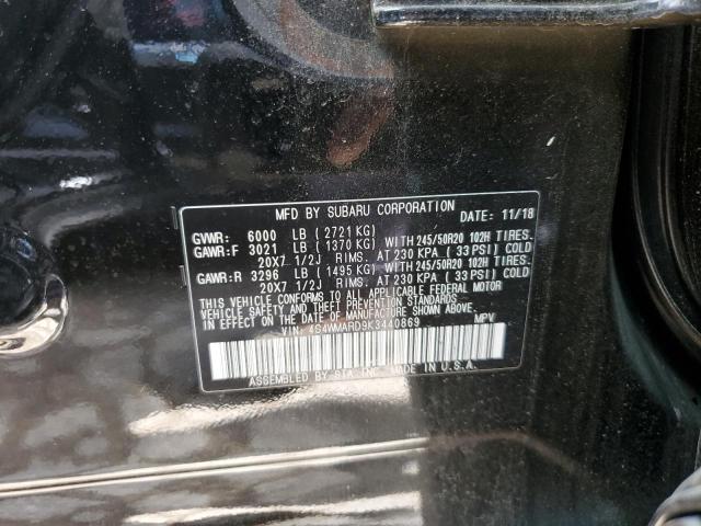 4S4WMARD9K3440869 Subaru Ascent Touring