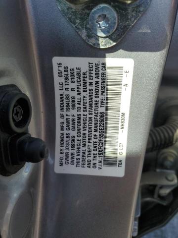 19XFC2F55GE226066 Honda Civic Lx