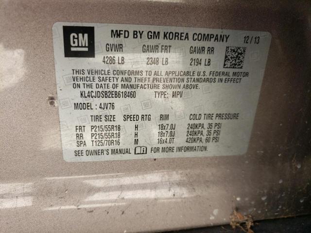 KL4CJDSB2EB618460 Buick Encore Premium