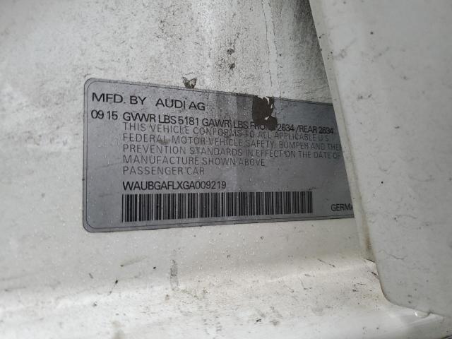 WAUBGAFLXGA009219 Audi S4 Premium Plus
