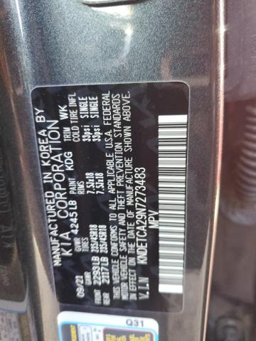 KNDETCA29N7273483 KIA Seltos Sx