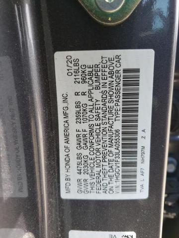 1HGCV1F33LA055306 Honda Accord Sport