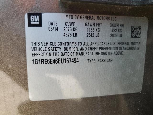 VIN 1G1RE6E46EU167494 2014 Chevrolet Volt no.12