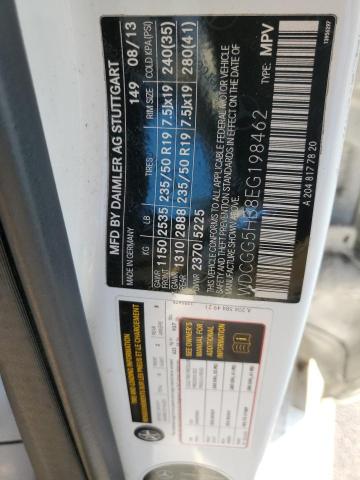 WDCGG5HB8EG198462 Mercedes-Benz GLK 350