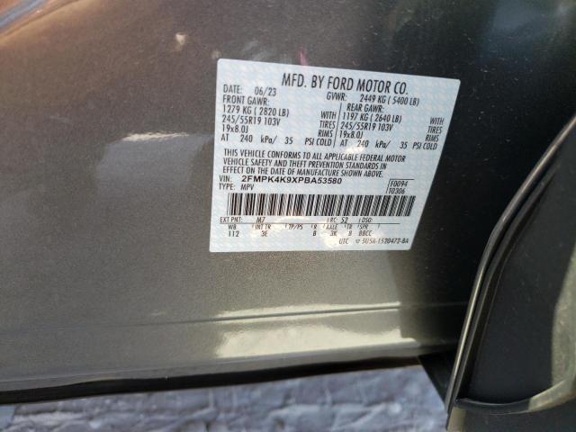 2FMPK4K9XPBA53580 Ford Edge Titanium