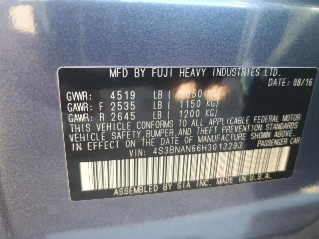 4S3BNAN66H3013293 Subaru Legacy 2.5i Limited