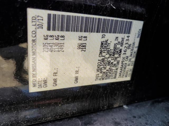 1N4AA6AP9JC362334 Nissan Maxima 3.5s