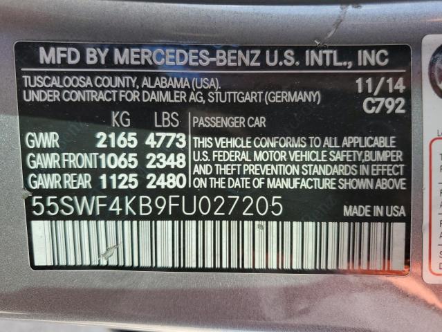 55SWF4KB9FU027205 Mercedes-Benz C 300 4matic
