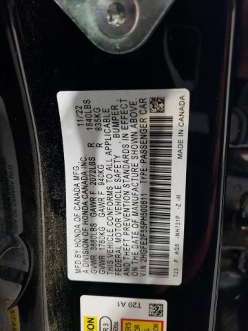 2HGFE2F55PH500611 Honda Civic Sport