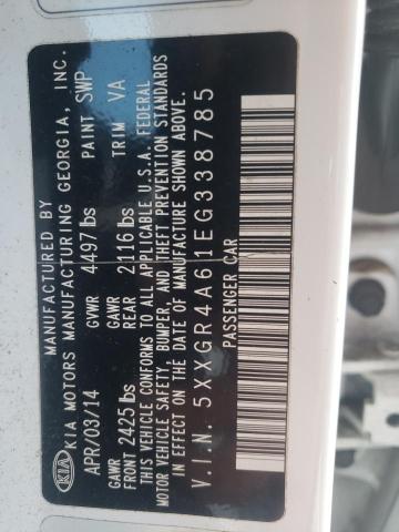 5XXGR4A61EG338785 KIA OPTIMA SX