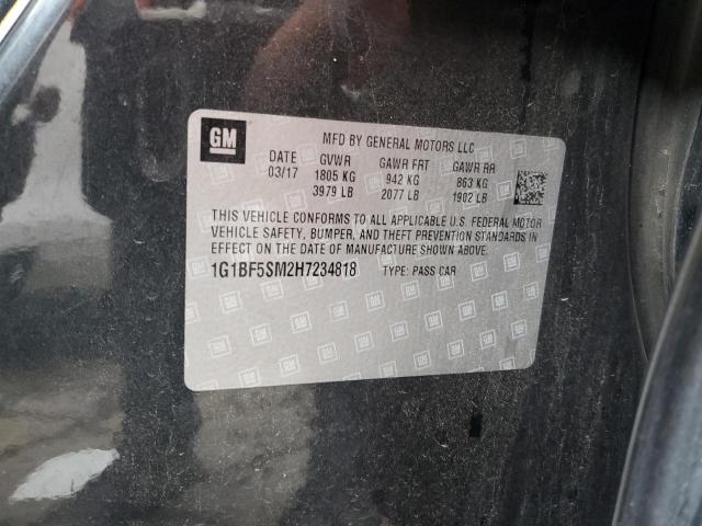 2017 CHEVROLET CRUZE PREM - 1G1BF5SM2H7234818