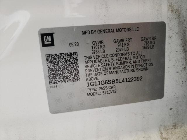 1G1JG6SB5L4122392 Chevrolet Sonic  12