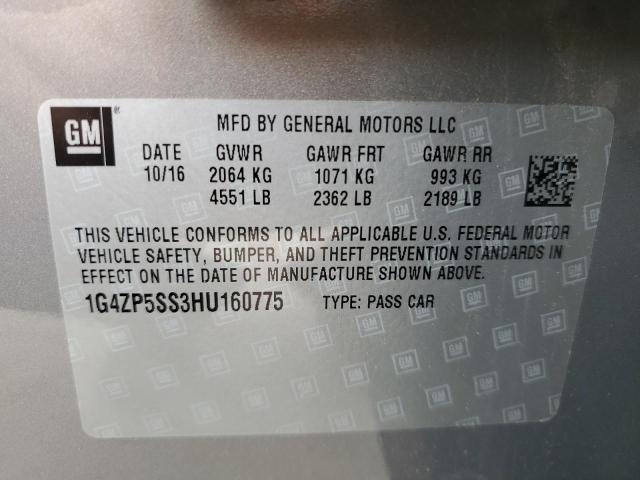1G4ZP5SS3HU160775 Buick Lacrosse Essence