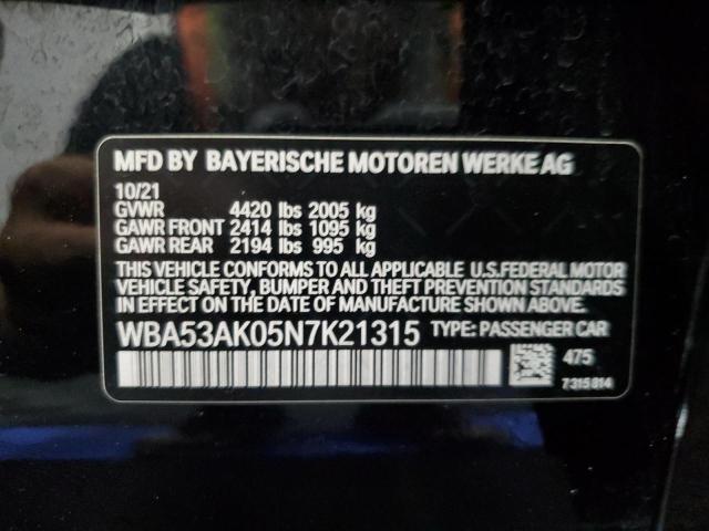 VIN WBA53AK05N7K21315 2022 BMW 2 Series, 228I no.12