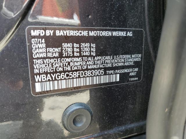 2015 BMW 740 LD XDR - WBAYG6C58FD383905