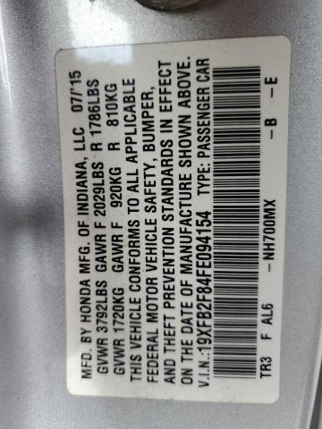 19XFB2F84FE094154 Honda CIVIC EX