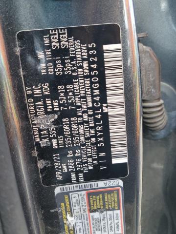 5XYRL4LC4MG054235 KIA SORENTO S