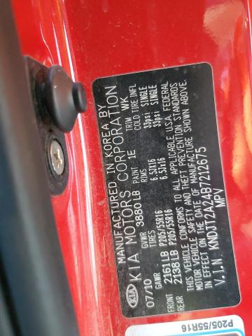 2011 Kia Soul + VIN: KNDJT2A24B7212675 Lot: 69512923