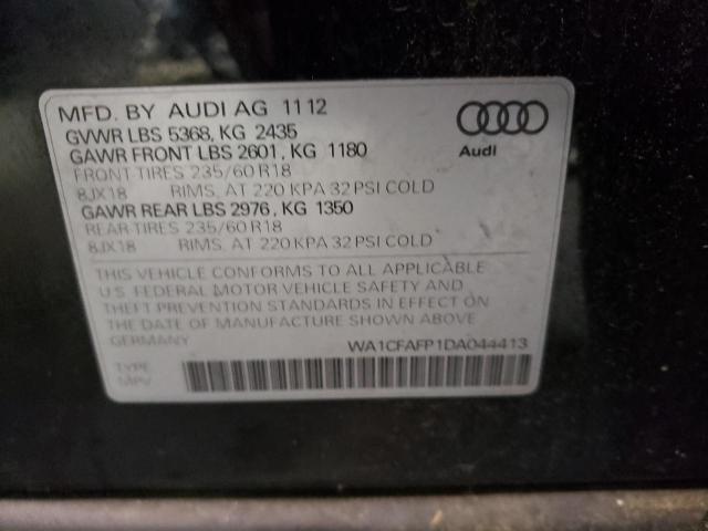 VIN WA1CFAFP1DA044413 2013 Audi Q5, Premium no.13