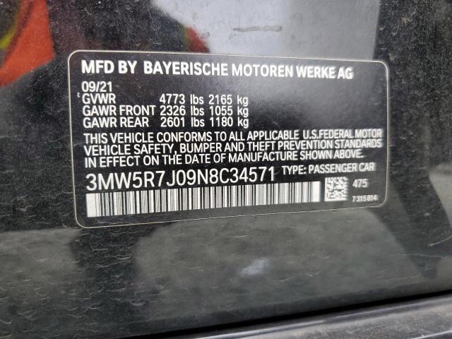 3MW5R7J09N8C34571 BMW 330XI