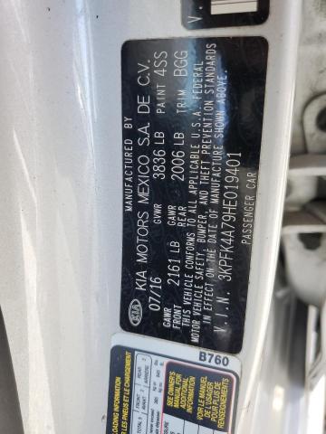 3KPFK4A79HE019401 KIA FORTE LX