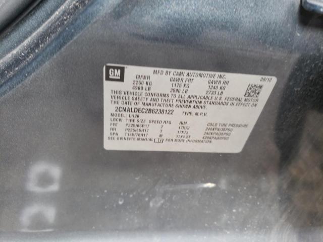 2011 CHEVROLET EQUINOX LT #2182652197