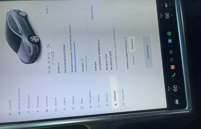 5YJXCAE2XHF051959 Tesla MODEL X