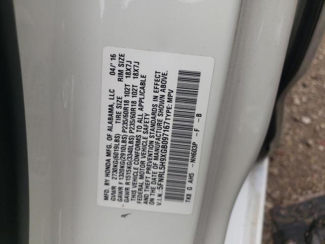 5FNRL5H9XGB097167 2016 HONDA ODYSSEY, photo no. 13