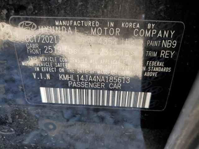 KMHL14JA4NA185613 Hyundai SONATA SEL