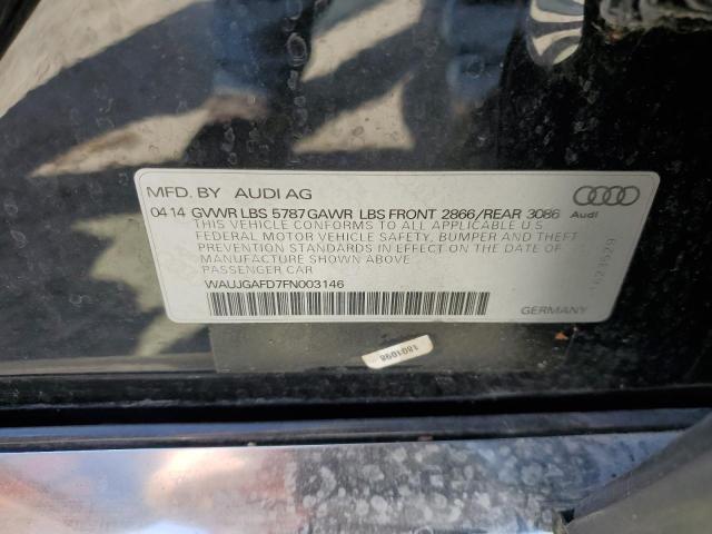 2015 AUDI A8 QUATTRO WAUJGAFD7FN003146