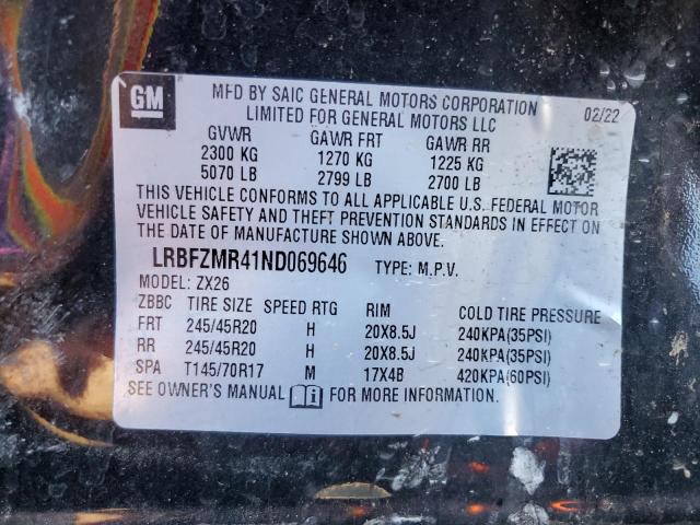 LRBFZMR41ND069646 Buick Envision Preferred