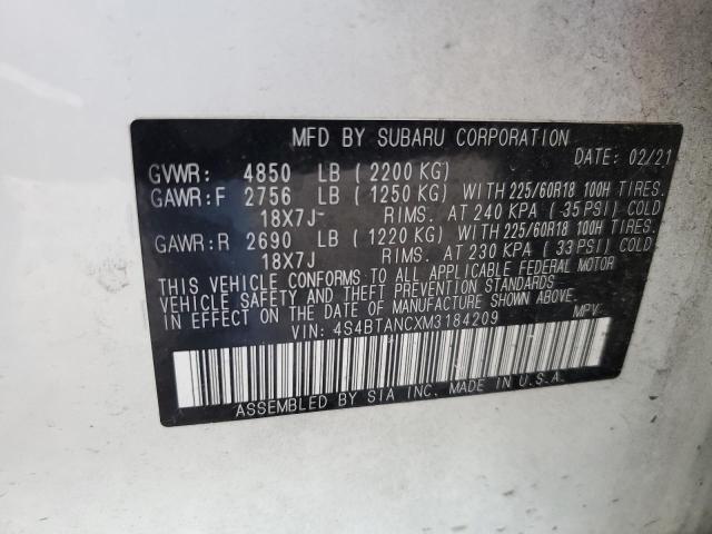 4S4BTANCXM3184209 Subaru Outback LI 13