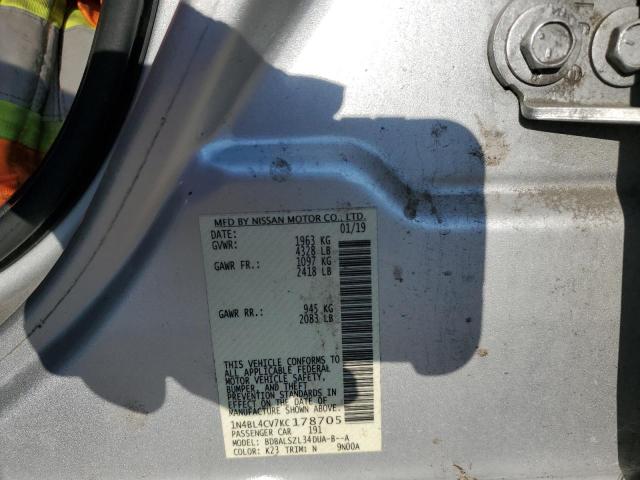 1N4BL4CV7KC178705 Nissan ALTIMA SR